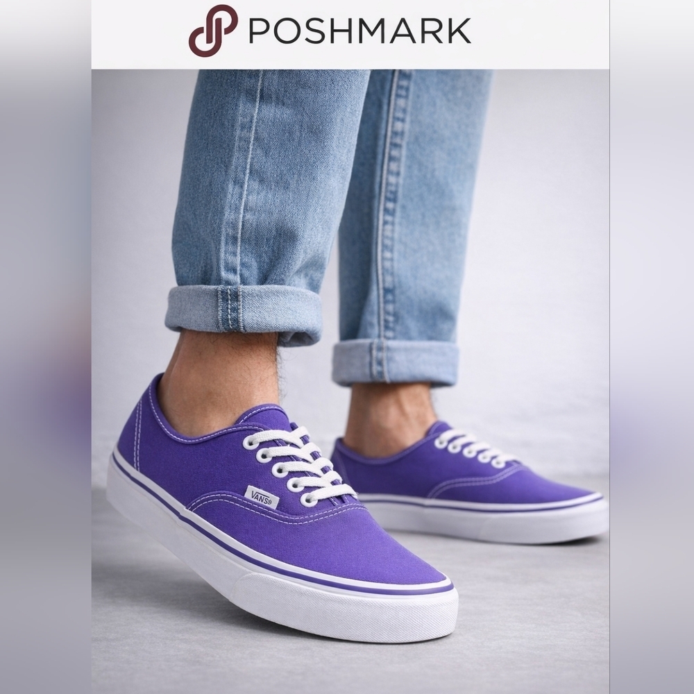 Vans purple sneakers M 7.5‎ W 9